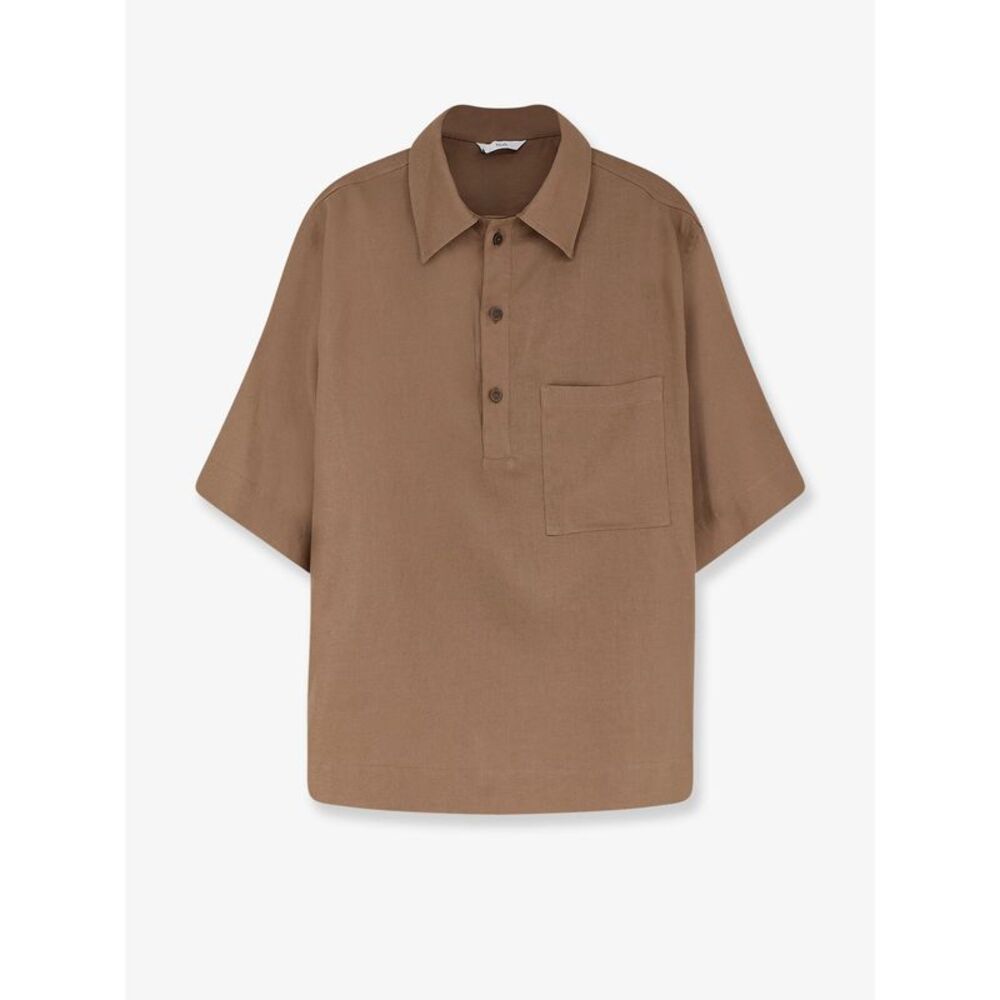 Hevo Men Montursi Linen And Viscose Shirt